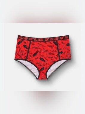 NWT Torrid Nightmare on Elm Street cotton mid rise brief panty size 6X